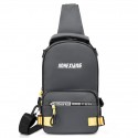 Men's Unisex Sling Shoulder Bag Oxford Cloth Geometric Daily Outdoor 609 black 609 gray 606 gray 606 black