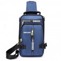 Men's Unisex Sling Shoulder Bag Oxford Cloth Geometric Daily Outdoor 609 black 609 gray 606 gray 606 black