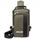 Men's Unisex Sling Shoulder Bag Oxford Cloth Geometric Daily Outdoor 609 black 609 gray 606 gray 606 black