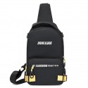 Men's Unisex Sling Shoulder Bag Oxford Cloth Geometric Daily Outdoor 609 black 609 gray 606 gray 606 black