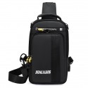 Men's Unisex Sling Shoulder Bag Oxford Cloth Geometric Daily Outdoor 609 black 609 gray 606 gray 606 black
