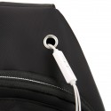 Men's Sling Shoulder Bag Nylon Zipper Solid Color Daily Outdoor Green Blue Black Gray