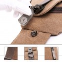 Men's Retro Canvas Bag Sling Shoulder Bag Canvas Zipper Solid Colored Daily Going out Blue Black Gray Army Green