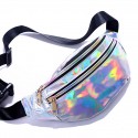 Women's Fanny Pack Sling Shoulder Bag PU Leather Zipper Vintage Daily Office & Career Blue Purple Silver