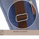 Men's Retro Canvas Bag Sling Shoulder Bag Canvas Zipper Plain Daily Going out Wine Black Gray Army Green