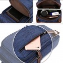 Men's Retro Canvas Bag Sling Shoulder Bag Canvas Zipper Plain Daily Going out Wine Black Gray Army Green