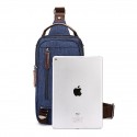 Men's Retro Canvas Bag Sling Shoulder Bag Canvas Zipper Plain Daily Going out Wine Black Gray Army Green
