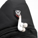 Men's Sling Shoulder Bag Nylon Zipper Solid Color Daily Office & Career Green Blue Black Gray