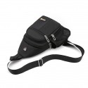 Men's Sling Shoulder Bag Nylon Zipper Solid Color Daily Office & Career Green Blue Black Gray