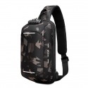 Men's Retro Coin Purse Sling Shoulder Bag Crossbody Bag Oxford Cloth Zipper Solid Color Daily Going out Black Grey Gray Green Black Gray