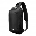 Men's Retro Coin Purse Sling Shoulder Bag Crossbody Bag Oxford Cloth Zipper Solid Color Daily Going out Black Grey Gray Green Black Gray