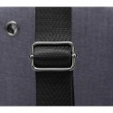 Men's Retro Sling Shoulder Bag Oxford Cloth Zipper Plain Daily Going out Black Gray