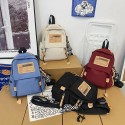 Women's Unisex Sling Shoulder Bag Nylon Synthetic Zipper Solid Color Daily Outdoor White Black Blue Red