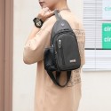 Men's 2022 Tote Baguette Bag Sling Shoulder Bag Oxford Cloth Nylon Zipper Daily Sports Outdoor Green Blue Black Gray