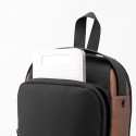 Men's Sling Shoulder Bag Oxford Cloth Nylon Buttons Zipper Solid Color Daily Outdoor Black Blue Gray Brown