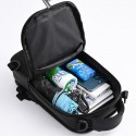 Men's Commuter Backpack Oxford Cloth Nylon Solid Color Large Capacity Lightweight Buttons Zipper Sports & Outdoor Running Green Blue Black Gray