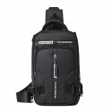 Men's Commuter Backpack Oxford Cloth Nylon Solid Color Large Capacity Lightweight Buttons Zipper Sports & Outdoor Running Green Blue Black Gray