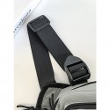 Men's Unisex Sling Shoulder Bag Oxford Cloth Zipper Solid Color Daily Outdoor Black Gray Orange