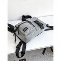 Men's Unisex Sling Shoulder Bag Oxford Cloth Zipper Solid Color Daily Outdoor Black Gray Orange