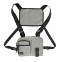 Men's Unisex Sling Shoulder Bag Oxford Cloth Zipper Solid Color Daily Outdoor Black Gray Orange