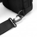 Men's Sling Shoulder Bag Nylon Zipper Solid Color Daily Black Gray Dark Blue