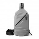 Men's Sling Shoulder Bag Nylon Zipper Solid Color Daily Black Gray Dark Blue
