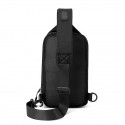 Men's Sling Shoulder Bag Nylon Zipper Solid Color Daily Black Gray Dark Blue