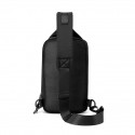 Men's Sling Shoulder Bag Nylon Zipper Solid Color Daily Black Gray Dark Blue