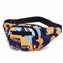 Men's Unisex Sling Shoulder Bag Canvas Zipper Geometric Daily Maroon Wine Green Blue