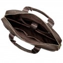 Men's Retro Leather Bag Handbags Laptop Bag Briefcase Top Handle Bag Nappa Leather Cowhide Zipper Daily Black Coffee