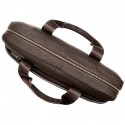 Men's Retro Leather Bag Handbags Laptop Bag Briefcase Top Handle Bag Nappa Leather Cowhide Zipper Daily Black Coffee