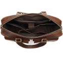 Men's Handbags Sling Bags Laptop Bag Briefcase Crossbody Bag Nappa Leather Cowhide Zipper Daily Red Brown