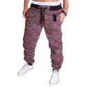 Men's slim skinny pants running fitness pants sports casual camo pants