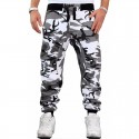 Men's slim skinny pants running fitness pants sports casual camo pants