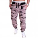 Men's slim skinny pants running fitness pants sports casual camo pants