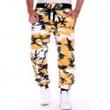 Men's slim skinny pants running fitness pants sports casual camo pants