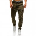 Men's Harem Pants Men's Long Straight Jeans Men's Jogging Pants Casual Solid Color Sports Pants