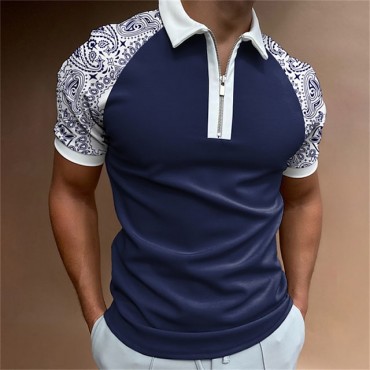 Men's Golf Shirt Col...