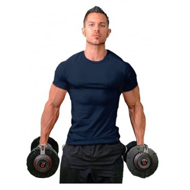 Men Muscle Tee T Shi...
